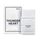 RIYA THUNDERHEART - BEATS FOR INDIA (White) | 100 ml Perfume for Men & Women | Unisex Eau De Parfum with Long Lasting Fragrance | Citrus Floral Woody Scent