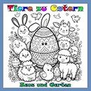 Tiere zu Ostern - Haus und Garten: Ostern Malbuch für Kinder (Colours of 2024)