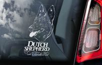 Holländisch Shepherd Auto Aufkleber, Herder Hund Fensterschild Bumper Decal Gift