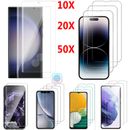 Wholesale Bulk Lot Tempered Glass Screen Protector for iPhone Google Samsung S24
