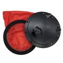 10" Kayak Pull Out Hatch Cover Deck Plate w/ Red Storage Bag Boat Accessories US
