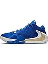 Nike Mens Zoom Freak 1 Basketball Shoe, Hyper Royal/Metallic Gold-blue Hero, 12 Women/10.5 Men