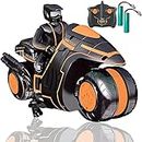 Masefu RC Motorcycle, RC Motorcycle 360° Spinning Wheels Stunt Motorbike - Rotating Drift 2WD High Speed Car Toys with Riding Figure - Gift for Kids Boys Girls 4-12 Years Old - Color May Vary