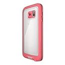 LifeProof FRE Samsung Galaxy S6 Waterproof Case - Retail Packaging - Cutback Coral (Coral/Candy Pink)