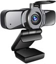 * LarmTek HD Webcam 1080p with Privacy Cover, Webcam PC / Laptop Camera with Mic