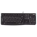 (Refurbished) Logitech K120 Wired Keyboard (Black)