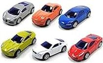 Bestie toys Free Wheel Diecast Metal Toy Hot Wheels Car Pack of 6 (Multicolor, Pack of: 6)