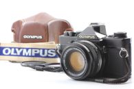 [Near MINT w/Case] OLYMPUS OM-1n SLR Film F.Zuiko Auto-S 50mm f/1.8 Lens JAPAN