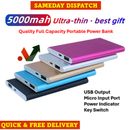 5000mAh Power Bank Fast Charger Battery Pack Portable 1 USB for Mobile Phone UK