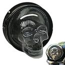 Skull Headlight Cover | Motorcycle Skull Headlight Cover,Halloween Decor Protective Accessory, Motorcycle Skull Headlight Cover, Skull Car Front Fog Light Lamp Novent