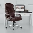 Rose Designer Chairs Modern Ergonomic Office Chair (Leather , Brown)
