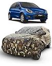 Carigiri Waterproof Camouflage Military Jungle Print Car Body Cover for New Ford Figo(100% Waterproof,Triple Stitched,Mirror Pocket,UV Resistant,Dustproof)(Models-2010, 2011, 2012, 2013, 2014, 2015)