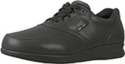 SAS Time Out Shoes for Men - Premium Leather Upper with Tie up Closure, Lightweight and Supportive Medicare Shoes, Black, 8