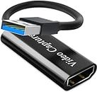 Video Capture Card, NEEFEAER 4K HDMI to USB Capture Adapter, HDMI Video Capture Card for Video/Gaming/Streaming/Online Teaching