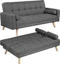 Fabric Sofa Bed 3 Seater Click Clack Living Room Recliner Couch Sofa Living Room