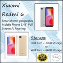 Xiaomi Redmi 6 Smartphone google play Mobile Phone 5.45" Full Screen AI Face