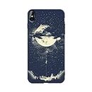 Textured IPhone 11 Case, Beautiful starry sky Case, anti-drop and shockproof case, Compatible for IPhone 6 s 7 8 Plus 11 Pro X XR Xs Max Case Creative net Red Phone Case (Size : IPhone XS)