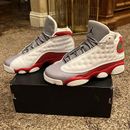 Nike Shoes | Air Jordan 13 Retro Size 6 Youth Woman’s 8 | Color: Gray/Red | Size: 6bb