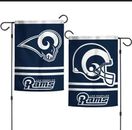 LOS ANGELES RAMS NFL 2-SIDED GARDEN FLAG 12.5" X 18" DISCOUNT CLEARANCE DISCOUNT