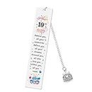 10th Birthday Bookmark Gifts for Girl Boys Behind You All Your Memories Bookmarks for 10 Year Old Girls Boy Birthday Gifts for 10 Yrs Old Niece Son Book Lovers Birthday Gift