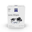 ZEISS Lens Wipes 100 Count- Pack of 1| Lens Cleaner - Perfect for Spectacles, Eyeglasses, Sunglasses, Camera Lenses, Binoculars and all other lenses