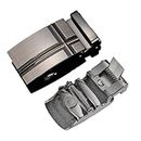 GUSTAVE® Ratchet Belt Buckle Only for Men, Automatic Click Buckle for 1 3/8" Slide Belt Strap Replacement, Adjustable Luxury Metal Belt Buckles for Leather Belts