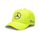Mercedes AMG Petronas Formula One Team - 2023 Lewis Hamilton Driver Cap - Neon Yellow - Unisex - Size: One Size