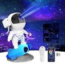 Proyector Estrellas Astronauta,SUPPOU Proyector Galaxy,Proyector Estrellas Techo Adultos,con Bluetooth Música,Temporizador,Mando a Distancia+APP Control,360° Rotación,Regalos Para Niños y Adultos