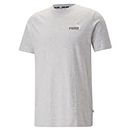 PUMA Unisex ESS+ 2 Col Small Logo Tee t-Shirt, grau, L