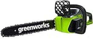 Greenworks 40V 16" Brushless Cordless Chainsaw (Great For Tree Felling, Limbing, Pruning, and Firewood / 75+ Compatible Tools), Tool Only