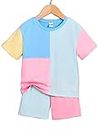 Lofn Stylish Printed Kids Clothing Sets baby boy dress 12-18 Months baby girl dress (KDST76-18-MULTI)