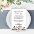 Koyal Wholesale Watercolor Garden Wedding Thank You Place Setting Cards For Table Reception, Dinner Plates, Family, Friends, 56-Pack | Wayfair