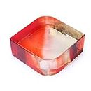 Rasper Multicolor Red Acrylic Paper Weight Stylish Paper Weight for Office Study Table Rainbow Paper Weight(2x2x1 Inches)