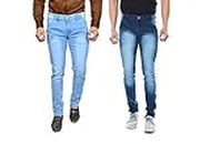 MOUDLIN Slimfit Jeans Multicolor Streachable Pack of 2