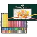 Faber Castell 120 Polychromos-Colored Pencils, Polychromos-Colour Pencils, 120 Color Pencil Set Tin, Premium Quality Artist Pencils Set.
