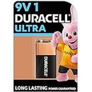 Duracell Ultra Alkaline 9V Battery, 1 Pc
