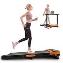 ACTFLAME Walking Pad Treadmill with Incline, Under Desk Treadmills, Portable Treadmill for Home Office, Walking Pad 4 in 1 Treadmill for Walking Running, 2.5HP Compact Treadmill with Remote Control
