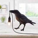 Raven Table/wall lamp Resin Crow Light AC-powered 85-265V for Home Decoration Living Room Foyer