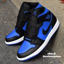 Nike Air Jordan 1 Mid Shoes "Royal Blue" Black White DQ8426-042 Men's Sizes NEW