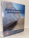 Técnicas estadísticas en negocios y economía libro de texto/código de acceso 18E/18