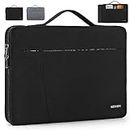 Laptop Sleeve 14 Inch Laptop Case with Portable Handle 360° Protective Laptop Sleeve Case Waterproof Neoprene Bag Business Computer case for Men Women Compatible with 13-14 Inch MacBook Air/ Pro/ ASUS/ DELL/ Lenovo/ HP/ ACER Notebook, Black