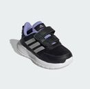 adidas Kids Tensor Run Shoes Black/Silver Metallic/Light Purple 9.5 Toddler