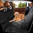 Wimypet 4 in 1 Car Seat Cover/Protector for Dog with Safety Seat Belt Carry Bag, 100% Waterproof Machine Washable, Travel Hammock Dog Accessories