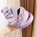 Hairband Christmas Gift Women Pink Violet French Elegant Hair Accessories UK