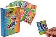 55 PCS Rainbow Foil Card Assorted Cards TCG Deck Box - V Series Cards Vmax GX Rare Golden Cards and Common-Rare Mystery Card (Rainbow)