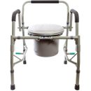 Healthline Deluxe 3 in 1 Bedside Commode Safety Frame Toilet Seat Bath OPEN BOX