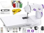 JAXHOM Sewing Machine For Home Tailoring With Extension Table, Foot Pedal, Adapter,Inbuilt Focus Light And Fully Loaded Sewing Kit For Home Use
