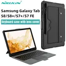 Nillkin für samsung galaxy tab s8 tastatur hülle tablet bluetooth tastatur touchpad smart case für