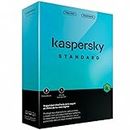 Kaspersky Standard 2023 | 3 dispositivo | 1 año | Caja Mini No CD | Seguridad Avanzada | Protección Bancaria en línea | Optimización del rendimiento | PC/Mac/Móvil