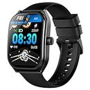 AOLON Curve Smart Watch for Men Women (Answer/Make Call), 2.01" Fitness Tracker with 120+ Sport Modes Heart Rate Sleep Blood Oxygen Monitor, IP68 Waterproof Fitness Watch for Android iOS, Black